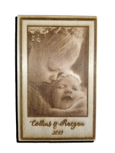 Load image into Gallery viewer, 5&quot;x7&quot; Wood Photo Engraving