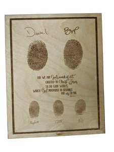 Custom Fingerprint Art