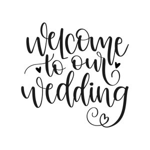 WED04 - Welcome to Our Wedding