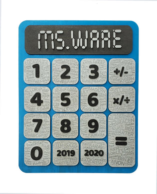 Calculator with Students Names