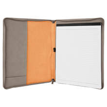 Load image into Gallery viewer, Leatherette Portfolio with Zipper 9 1/2&quot; x 12&quot;