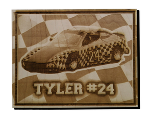 13"x19" Wood Photo Engraving