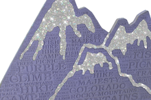 Load image into Gallery viewer, Wooden Mountains Word Art