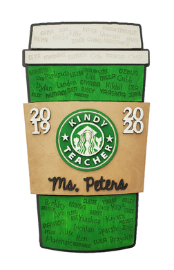Coffee Cup with Students Names