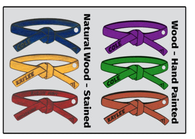 Personalized Karate Belt Key Chain 2